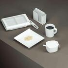 Kit 24 Canecas Empilháveis Escolares 250ml Branca Casual Coza