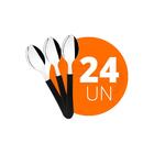 Kit - 24 Colheres De Chá Leme Com Lâmina Em Aço Inox Cabo Pre