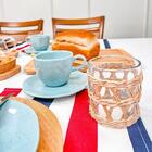 Kit 24 Copos De Vidro Baixos Wolff Sisal 320ml Pousadas Hotéi