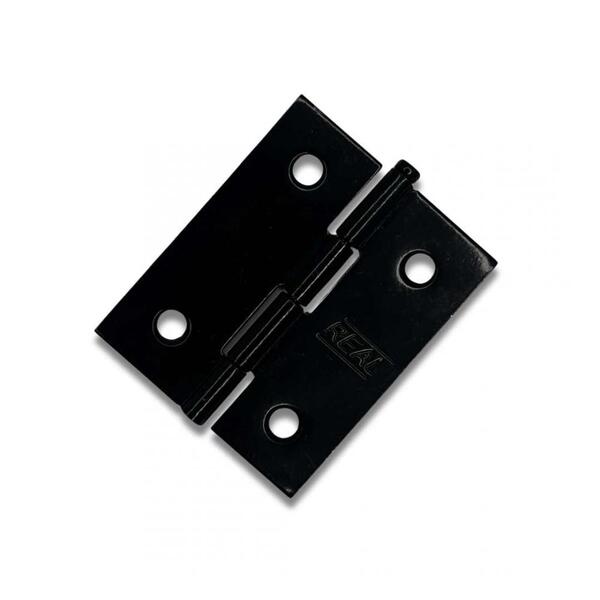 Kit 24 Dobradiça Preta Porta / Janela Pino Solto Real 2"