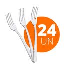 Kit - 24 Garfos De Mesa Buzios Em Aço Inox Gibag - Tramontina