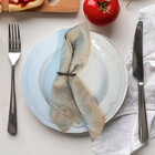 Kit 24 Guardanapos Jacquard Medalhao 38x38 Nude