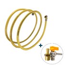 Kit 24 Metros Tubo Pex 16mm + Cotovelos + Niple + Válvula Bm