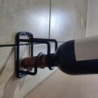 Kit 24 Mini Adega De Parede Preta Para Vinho Cube Para 1 Garr