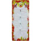 Kit 24 Peças Enfeite Laços Branco Glitter Árvore Natal 10cm