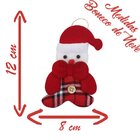 Kit 24 Pendente Natal Enfeite Natalino Tecido Feltro 12cm