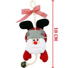 Kit 24 Pendente Natalino Boneco De Neve Papai Noel Rena 18cm