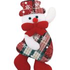 Kit 24 Pendente Natalino Boneco De Neve Rena Papai Noel 18cm