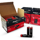 Kit 24 Pilhas Alcalina Palito Aaa 1.5v 3a Cod: 408040013-12 A