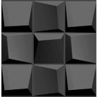 Kit 24 Placas 3d Pvc Preto Decoração Revestimento Premium De