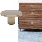 Kit 24 Puxadores Dourados Ponto Para Móveis 3,5x1,8cm Metal M