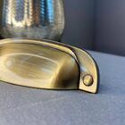 Kit 24 Puxadores Ouro Velho 2773 Quebec Concha Torralba Para