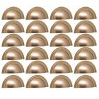 Kit 24 Puxadores Para Móveis 1753 Grenade Concha Dourado Armá