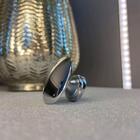 Kit 24 Puxadores Para Móveis Cromados Ponto 5x2,5cm Torralba