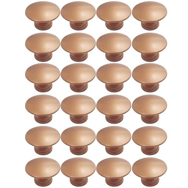 Kit 24 Puxadores Ponto Cobre Tucson Para Móveis Armários Gave