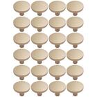 Kit 24 Puxadores Ponto Dourados Móveis Armários Gavetas E Por