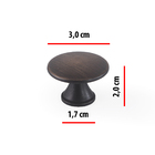 Kit 24 Puxadores Ponto Puxador De Porta Gaveta Armário - Cobr