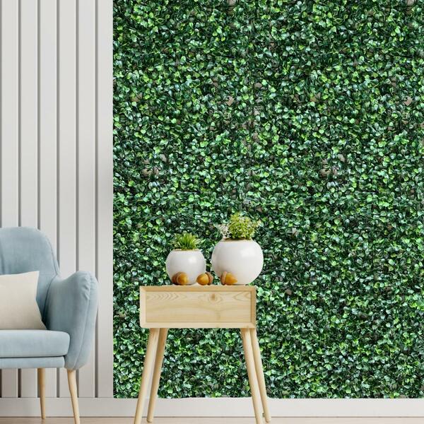 Kit 24 Quadros De Buxinho Artificiais Para Jardins De Inverno