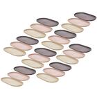 Kit 24 Travessas Bambu Ecológico Oval 23,7x13cm Bandeja Serv