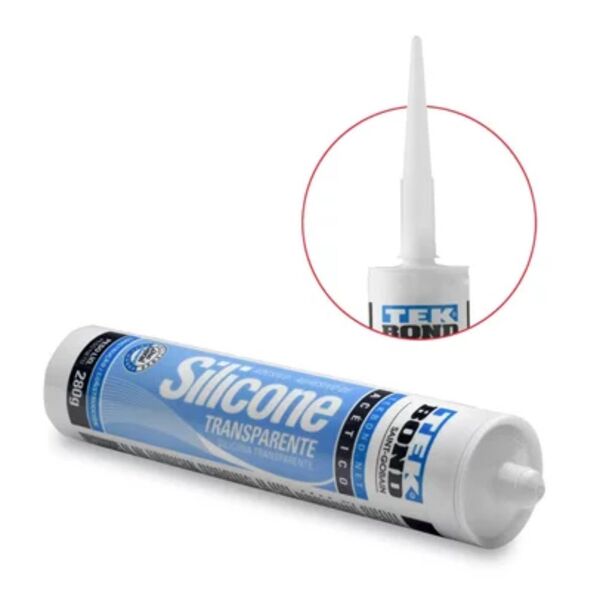 Kit 24 Un Silicone Vedação Pia Louça Tekbond Incolor 280g