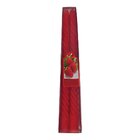 Kit 24 Vela Retorcida Natalina Enfeite Vermelho Festiva 20cm