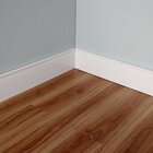 Kit 24m Linear Rodapé De Poliestireno Frisado 15cmx2,40m Bran