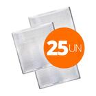 Kit - 25 Assadeiras Forma Estampada Perfurada Alumínio 35cm X