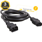Kit 25 Cabo De Força C13 Para C14 3x1,50mm 3 Metros
