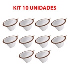 Kit 25 Coador De Café Permanente Nylon 103 Grande Sem Uso De