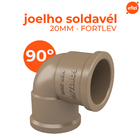 Kit 25 Joelhos 90º Soldável  20mm Fortlev
