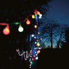 Kit 25 Lâmpadas Bolinha Bg-45 Vermelha E-27 15w 127v