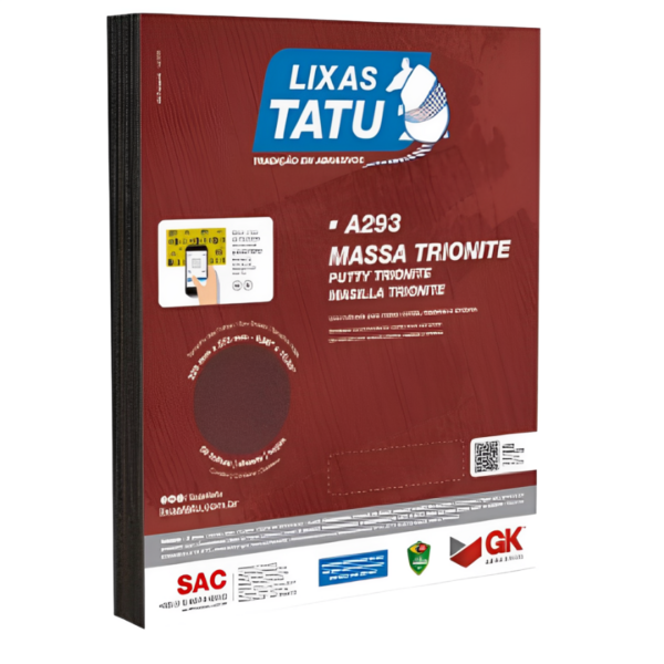 Kit 25 Lixas Para Massa Parede E Madeira Grão N° 220