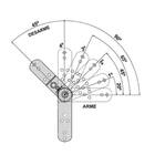 Kit 25 Pares Catraca Para Encosto Sofá Reclinável 4 Estágios
