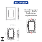 Kit 25 Pçs Tomadas E Interruptores Completo Tramontina Liz Br
