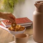 Kit 25 Tigelas De Melamina Brancas 400ml Cumbucas Para Restau