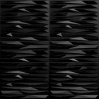 Kit 28 Placas 3d Pvc Preto Decoração Revestimento Premium De