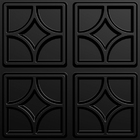 Kit 28 Placas 3d Pvc Preto Decoração Revestimento Premium De