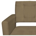 Kit 2   Poltrona Cadeira Decorativa Liz Suede Cappuccino Pés