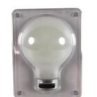 Kit 2  Luminária Lampada Quadrada 1 Led Sobrepor Liga/desliga