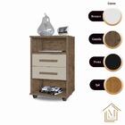 Kit 2  Mesas De Cabeceira Cielo - Mesinha Quarto -  Mizza Dec