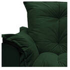 Kit 2  Poltrona Cadeira Decorativa Opala Suede Liso Verde Esc