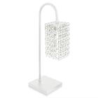 Kit 2 Abajur Clearcrillic Cristal Acrílico Quadrado Branco