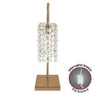 Kit 2 Abajur Clearcrillic Cristal Acrílico Quadrado Newcobre