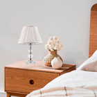 Kit 2 Abajur Cristal C/lampada Quarto/sala - 208 - 110v