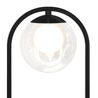 Kit 2 Abajur Luminaria De Mesa De Luxo Aro Harmony Preto