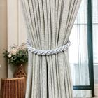 Kit 2 Abraçadeiras Corda para Cortina Cinza 40cm Luba