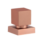 Kit 2 Acabamento Quadrado Registro Rose Fosco De Chuveiro Ban