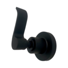 Kit 2 Acabamento Registro Alavanca Preto Fosco Banheiro Padrã