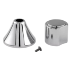 Kit 2 Acabamento Registro C40 Gaveta Pressão Metal