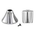 Kit 2 Acabamento Registro C50 Metal Gaveta Pressão